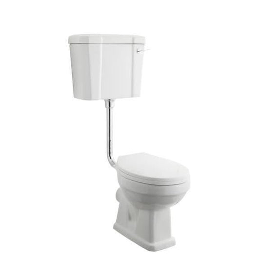 Oceana Oxford Low Level Closed Back Pan & Cistern Inc Soft Close Seat - Envy Bathrooms Ltd