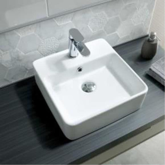 Oceana Poppy Freestanding Square Basin 380mm - Envy Bathrooms Ltd