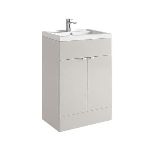 Oceana Rio 500mm Full Depth Base Unit in Grey Mist Gloss - Envy Bathrooms Ltd