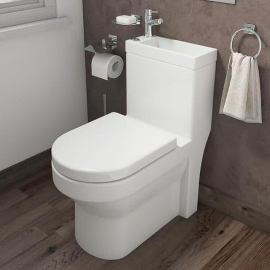 Oceana Saturn 2 In 1 Combination WC & Basin Unit Inc Soft Close Seat - Envy Bathrooms Ltd