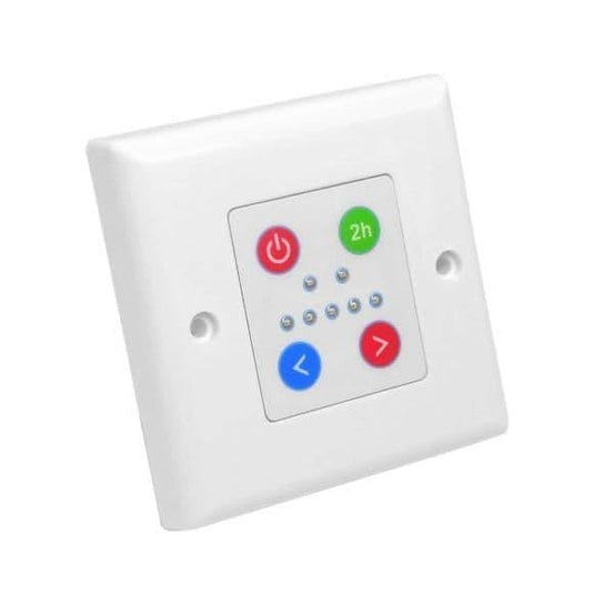 Oceana TCP200 Thermostatic Heating Element Control Plate - White - Envy Bathrooms Ltd