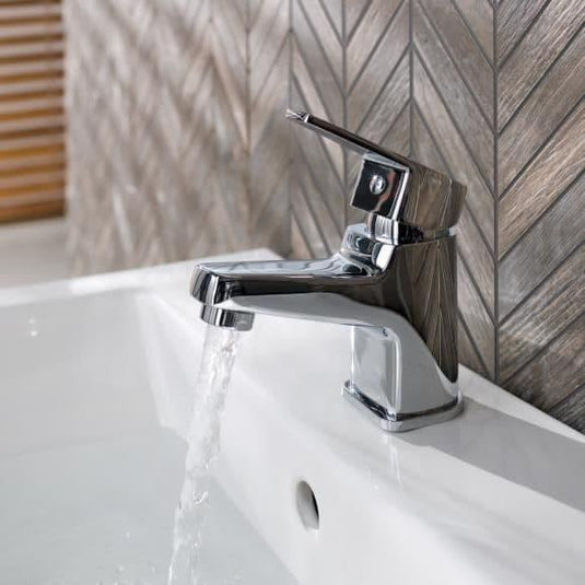 Oceana Tiber Basin Mixer Tap with Click Waste - Chrome - Envy Bathrooms Ltd