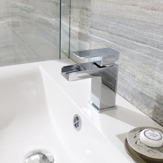 Oceana Trent Basin Monobloc Tap - Chrome Inc Sprung Basin Waste - Envy Bathrooms Ltd