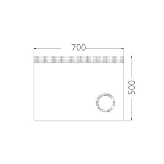 Oceana Vibrance 500 x 700mm LED Mirror - Chrome - Envy Bathrooms Ltd