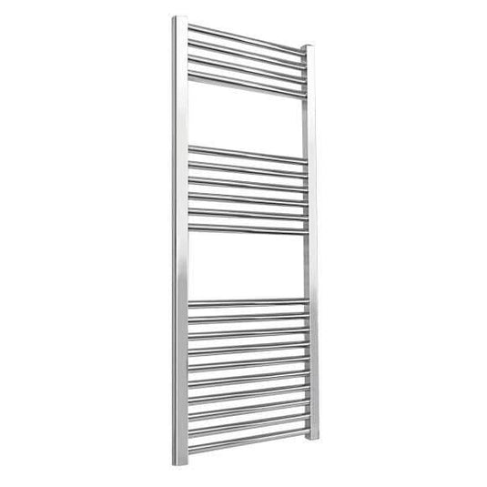 Oceana Warma Straight 1200 x 600mm Towel Rail Radiator - Chrome - Envy Bathrooms Ltd