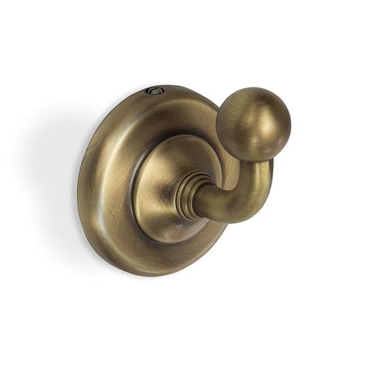 Origins Albany Single Hook - Aged Brass - Envy Bathrooms Ltd