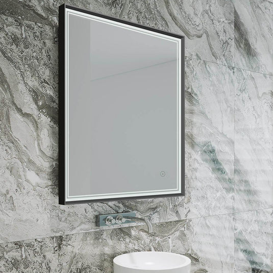 Origins Astoria 140 x 70cm Mirror - Black - Envy Bathrooms Ltd