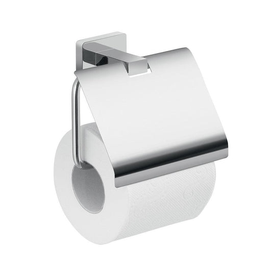 Origins Atena Toilet Roll Holder with Flap - Chrome - Envy Bathrooms Ltd