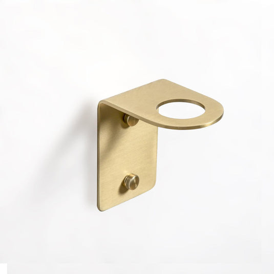 Origins Bottle Holder 1 hole - Brushed Brass - Envy Bathrooms Ltd