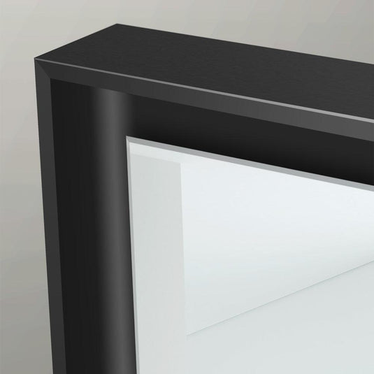 Brooklyn Mirror 75 Black - 75x90cm - Envy Bathrooms Ltd