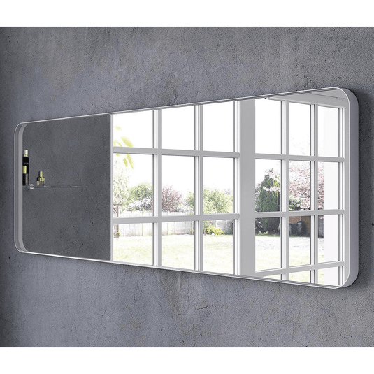 Origins City 150 x 50cm Mirror - White - Envy Bathrooms Ltd