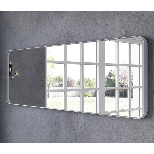 Origins City 150 x 50cm Mirror - White - Envy Bathrooms Ltd