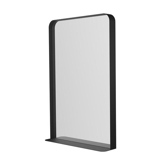 City Mirror with Shelf 50 - Black - Envy Bathrooms Ltd