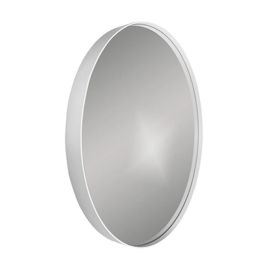 Origins City Round Mirror 80cm - White - Envy Bathrooms Ltd