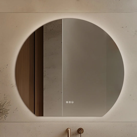 Origins Claris 1000mm Round Cut Mirror - No Frame - CLR-01D109-03 - Envy Bathrooms Ltd