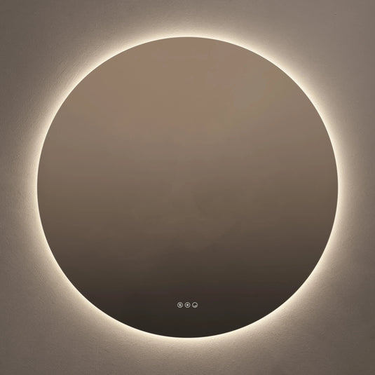 Origins Claris 1000mm Round Mirror - No Frame - CLR-01D100-03 - Envy Bathrooms Ltd