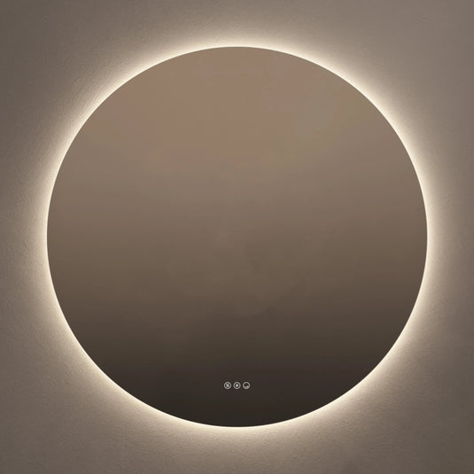 Origins Claris 1000mm Round Mirror - No Frame - CLR-01D100-03 - Envy Bathrooms Ltd