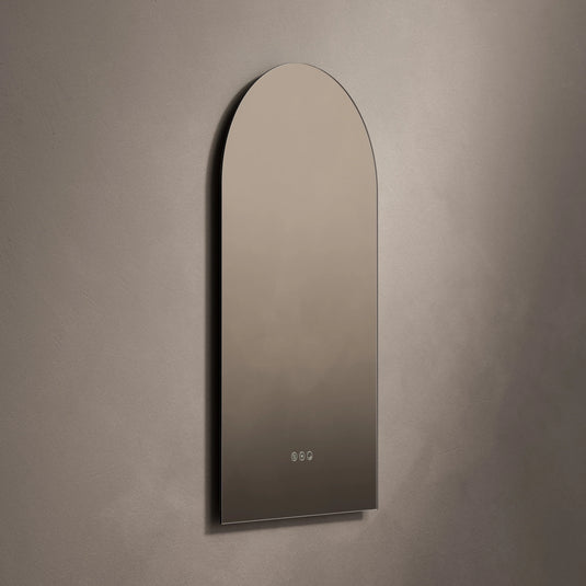 Origins Claris 500mm Arch Mirror - No Frame - CLR-01R059-03 - Envy Bathrooms Ltd