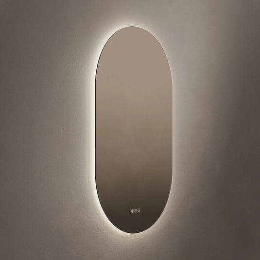 Origins Claris 600mm Capsule Mirror - No Frame - CLR-01C610-03 - Envy Bathrooms Ltd
