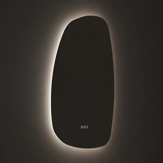 Origins Claris 600mm Organic Mirror - No Frame - CLR-01G068-03 - Envy Bathrooms Ltd