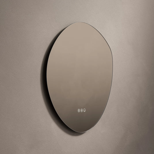 Origins Claris 600mm Organic Mirror - No Frame - CLR-01G658-03 - Envy Bathrooms Ltd