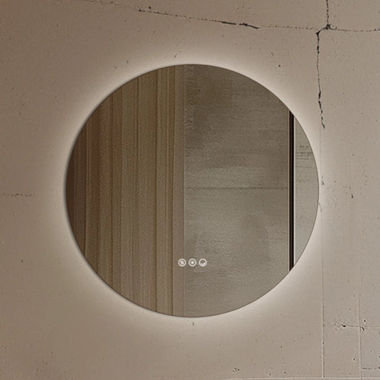 Origins Claris 600mm Round Mirror - No Frame - CLR-01D060-03 - Envy Bathrooms Ltd