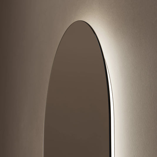 Origins Claris 500mm Arch Mirror - No Frame - CLR-01R059-03 - Envy Bathrooms Ltd