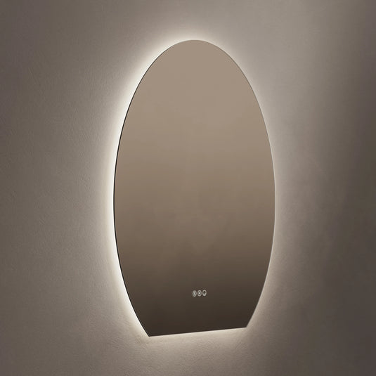 Origins Claris 800 Oval Cut Mirror - No Frame - CLR-01V089-03 - Envy Bathrooms Ltd