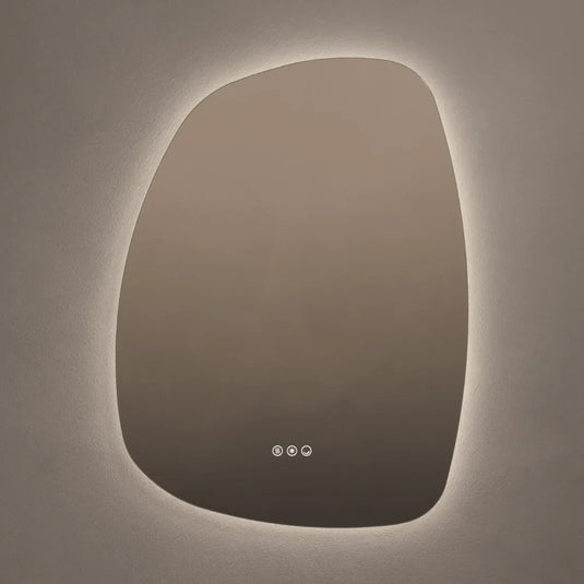 Origins Claris 600mm Organic Mirror - No Frame - CLR-01G068-03 - Envy Bathrooms Ltd