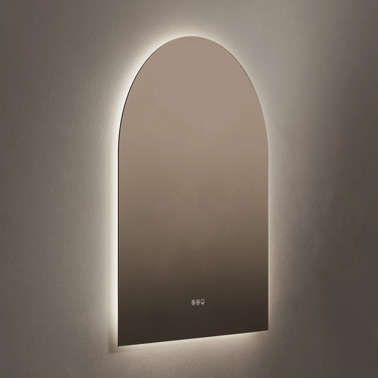 Origins Claris 800mm Arch Mirror - No Frame - CLR-01R810-03 - Envy Bathrooms Ltd
