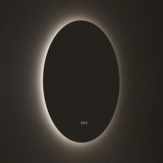 Origins Claris 800mm Round Mirror - No Frame - CLR-01D080-03 - Envy Bathrooms Ltd