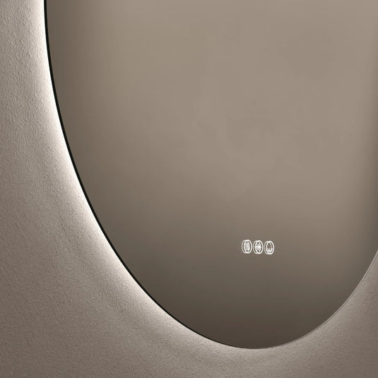 Origins Claris 800mm Round Mirror - No Frame - CLR-01D080-03 - Envy Bathrooms Ltd