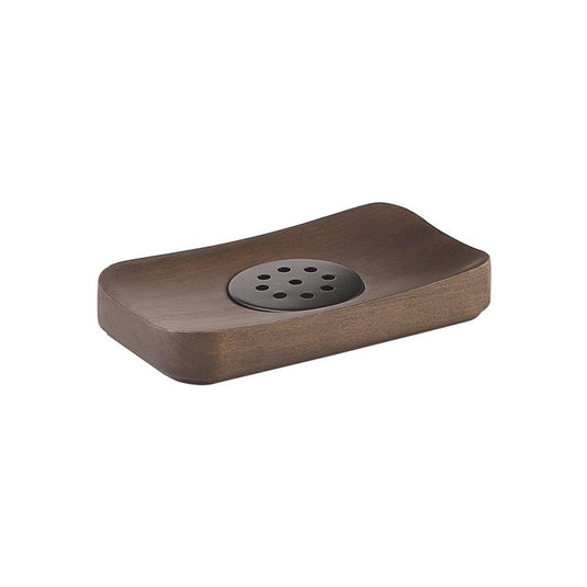 Dafne Soap Dish - Dark Bamboo - Envy Bathrooms Ltd