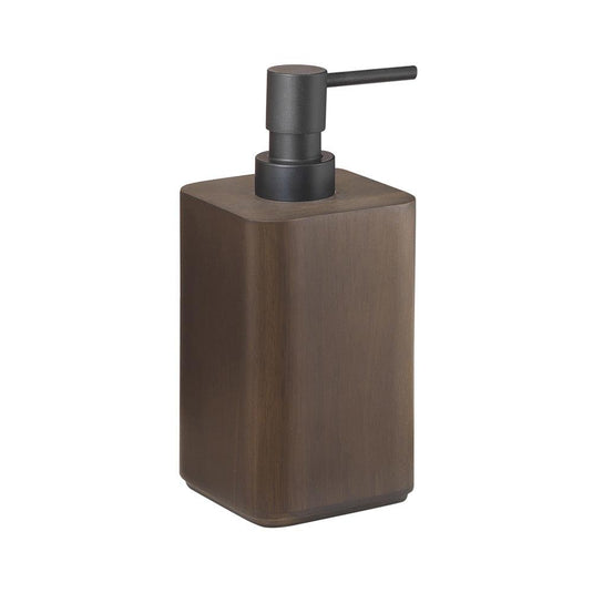 Dafne Soap Dispenser - Dark Bamboo - Envy Bathrooms Ltd