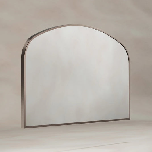 Origins Delphine 1200mm Overmantel Arch Mirror - Brushed Bronze - DEL-00R127-BZ - Envy Bathrooms Ltd