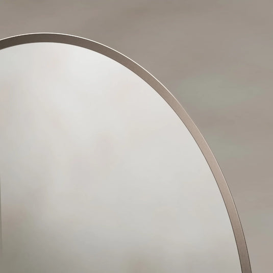 Origins Delphine 550mm Oval Mirror - Brushed Bronze - DEL-00V558-BZ - Envy Bathrooms Ltd