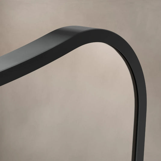 Origins Delphine 600mm Mirror - Black - DEL-001069-BK - Envy Bathrooms Ltd