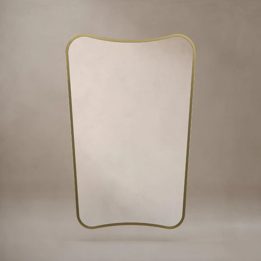 Origins Delphine 600mm Mirror - Brushed Brass - DEL-001069-BB - Envy Bathrooms Ltd