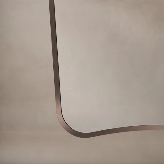 Origins Delphine 600mm Mirror - Brushed Bronze - DEL-001069-BZ - Envy Bathrooms Ltd