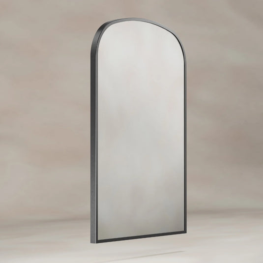 Origins Delphine 600mm Overmantel Arch Mirror - Gunmetal - DEL-00R069-GM - Envy Bathrooms Ltd