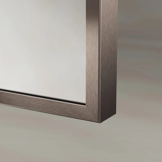 Origins Delphine 600mm Overmantel Arch Mirror - Brushed Bronze - DEL-00R069-BZ - Envy Bathrooms Ltd