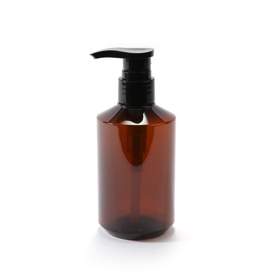 Dispenser Bottle 300ml & Pump - Brown/Black - Envy Bathrooms Ltd