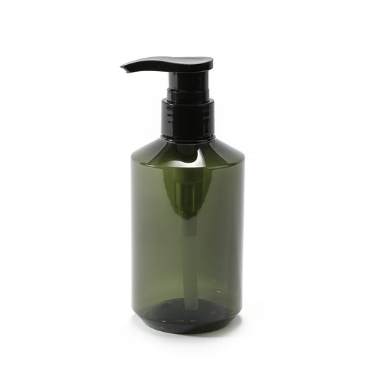 Dispenser Bottle 300ml & Pump - Green/Black - Envy Bathrooms Ltd