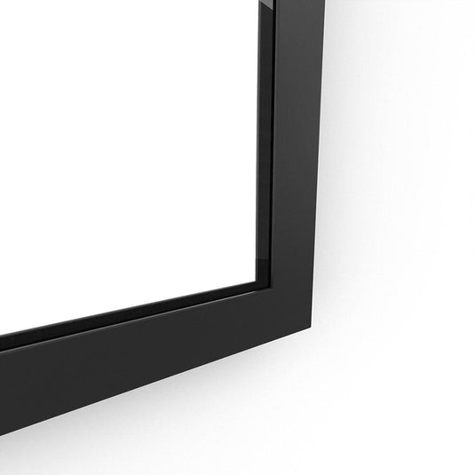 Origins Docklands 40 x 100cm Rectangular Mirror - Black - Envy Bathrooms Ltd