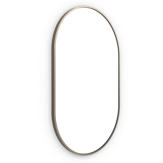 Origins Docklands 50 x 80cm Capsule Mirror - Brushed Bronze - Envy Bathrooms Ltd