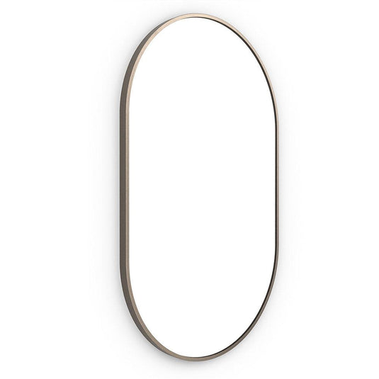 Origins Docklands 50 x 80cm Capsule Mirror - Brushed Bronze - Envy Bathrooms Ltd