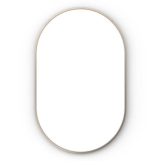 Origins Docklands 50 x 80cm Capsule Mirror - Brushed Bronze - Envy Bathrooms Ltd