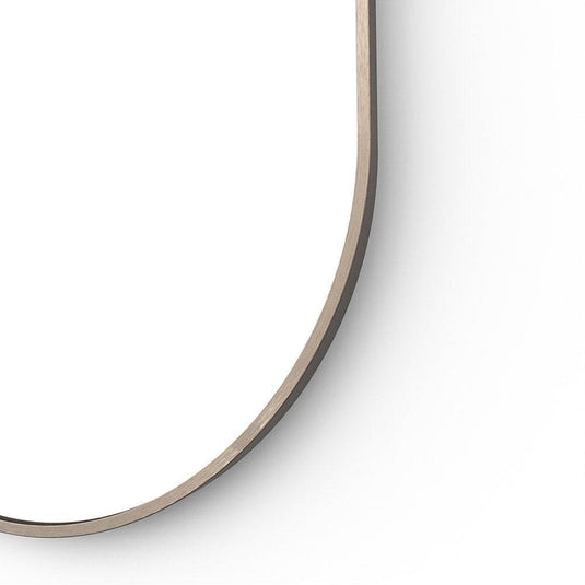 Origins Docklands 50 x 80cm Capsule Mirror - Brushed Bronze - Envy Bathrooms Ltd