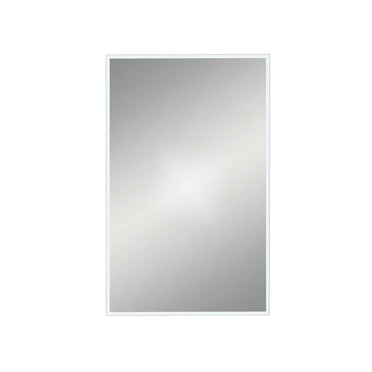 Origins Docklands 50 x 80cm Rectangular Mirror - White - Envy Bathrooms Ltd