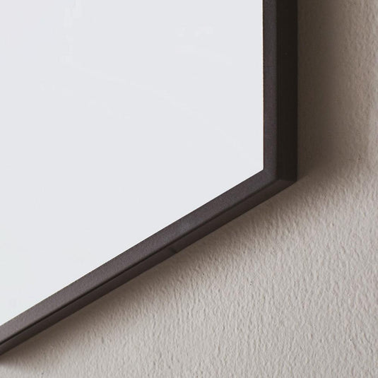 Origins Docklands 80 x 100cm Rectangular Mirror - Black - Envy Bathrooms Ltd